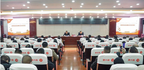 市委宣講組成員、畢節(jié)幼兒師范高等?？茖W(xué)校黨委書記石承鈞赴我院開展十九屆六中全會精神宣講